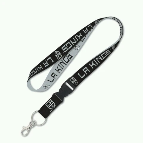 LOS ANGELES KINGS LANYARD KEY CHAIN 1" WIDTH 22" LENGTH W/DETACHABLE BUCKLE Cover