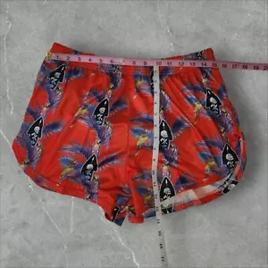 Mens Short Shorts Lined XL Skull Hawaiian Semper Silkies Military Workout Gym - Picture 1 of 4