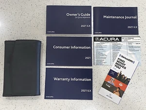 2021 Acura OEM Owner's Manual Leather Case Bag Paperwork Storage Pouch - Bild 1 von 7