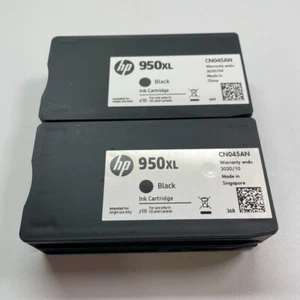 HP 950XL Black Ink Cartridge 2-Pack, OfficeJet 8600, 251dw, 276dw, 8100 - Picture 1 of 3