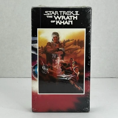 Star Trek II The Wrath of Khan (VHS 1991) NEW SEALED - Sci-Fi - Image 1 of 4
