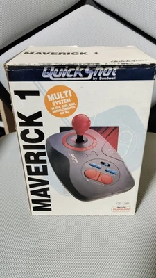 Quickshot Maverick 1 Joystick Für  Amiga/C64/Sega Top Zustand!!! - Bild 1 von 4