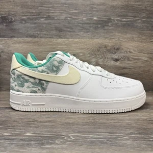 Nike Air Force 1 '07 LV8 Low Coconut Milk Neptune Green DX3365-100 size 11.5 men - Picture 1 of 13