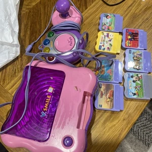 Vtech V.smile TV Learning System Console w 1 Controller 7 Games - Picture 1 of 7