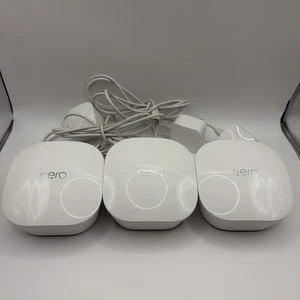eero Mini Wifi Router Dual Band J010001 Mini Wifi Router 3 Pack - Picture 1 of 5