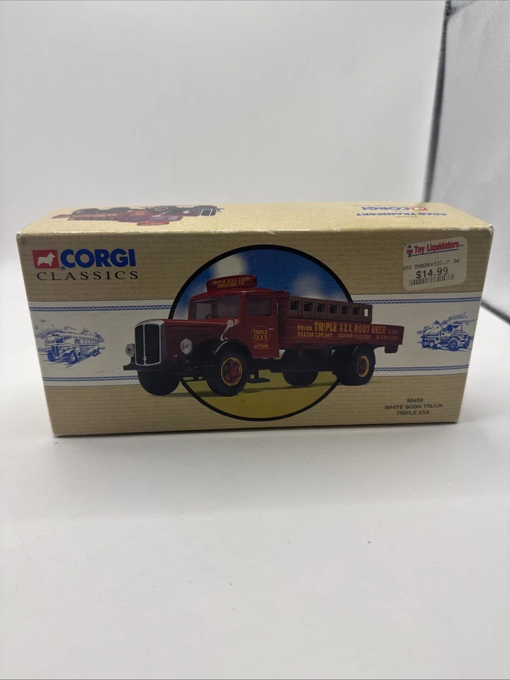 Corgi 98459 1/50 Scale The White Motor Company Soda Truck Triple XXX Diecast NIB - Image 1 of 3