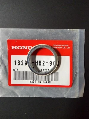 JUNTA TUBO ESCAPE HONDA OEM NOS 18291-HB2-900 Foto 1 de 2