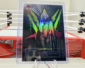 CHARLOTTE FLAIR 2025 Topps Finest WWE Black Refractor /50 “Common” Variation - Picture 1 of 4