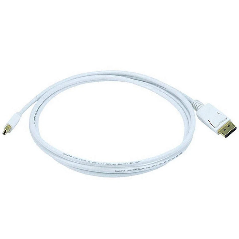 MONOPRICE 6007 Computer Video Cable,White,6ft L 5RGH6 - Image 1 of 1