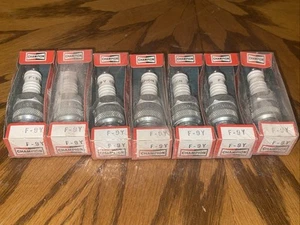 Champion Spark Plugs # F-9Y 7 Plug Lot Vtg Ford NOS - Picture 1 of 1