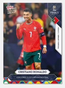 🇵🇹 Cristiano Ronaldo - 2025 UEFA Nations League Topps NOW® - Card #1 - Imagen 1 de 2