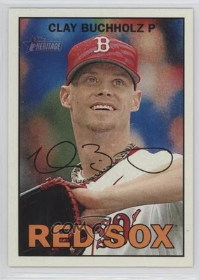 2016 Topps Heritage Clay Buchholz #414 - Image 1 of 2