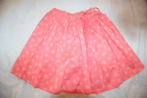 ORIGINAL  NORO jupe Pompadour pois corail  4 ans neuf - Imagen 1 de 1