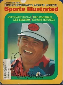**GFA Sports Illustrated * LEE TREVINO* Signed SI Magazine AD4 COA** - Picture 1 of 1
