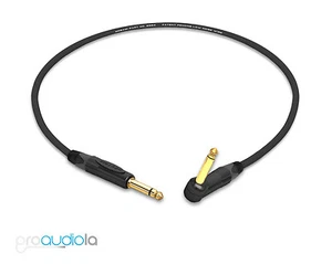 Cable de instrumento Mogami 2524 | oro neutro recto TS a 90° | 3 pies | 91 cm - Imagen 1 de 1