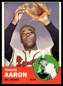 1963 Topps #46 Tommie Aaron  Milwaukee Braves NR-MINT - Picture 1 of 2