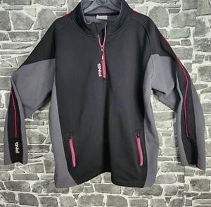 Ping Collection 1/4 Zip Langarm Schwarz/Grau Golf Sweatshirt Größe Herren XXL - Bild 1 von 15