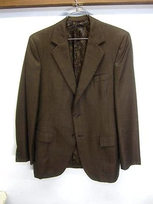 Abrigo deportivo Freeman Blazer marrón 2 btn talla 40R de colección hecho en EE. UU. Foto 1 de 4