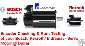 Indramat Dubai ServoMotor Repair Service = "Encoder Checking/Re-Align & RunTest" - Picture 1 of 1