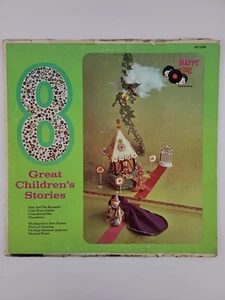 8 Great Children's Stories 1960's Happy Time Records HT-1024 VG ULTRASONIC CLEAN - Picture 1 of 12