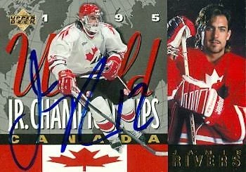 Jamie Rivers autographed Hockey Card (Team Canada) 1995 Upper Deck #501 - Image 1 of 1