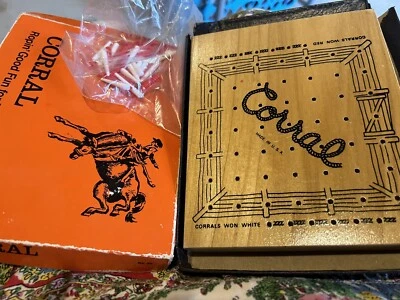 CORRAL SOLITAIRE PEG VTG GAME - Ropin’ good fun for everyone! - Image 1 of 4