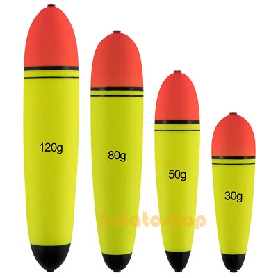 Fishing Slip Bobbers 5~10 Pack EVA Fishing Float 1.06/1.76/2.82/4.23oz Yellow - Image 1 of 4