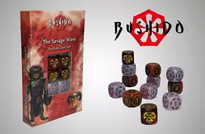 Bushido BNIB Savage Wave Faction Dice Set - Picture 1 of 1