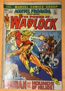Marvel Premiere #2 Power Of Warlock! The Hounds of Helios! Marvel 1972 - Picture 1 of 3