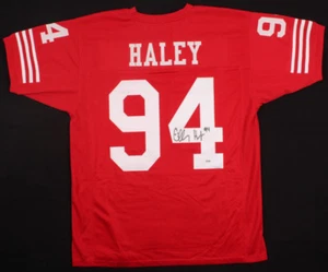 Charles Haley Signed San Francisco 49ers Jersey (PSA COA) 5xSuper Bowl Champion - Picture 1 of 6