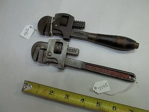 Pipe Wrenches, (1) STILLSON 8" & (1) PROTO 8" Vintage Pipe Wrenches, USA - Picture 1 of 7