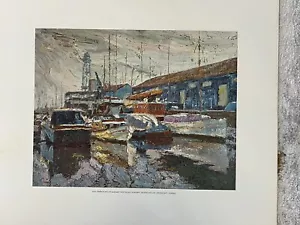 Vintage Lithograph Made In Spain - Picture 1 of 3