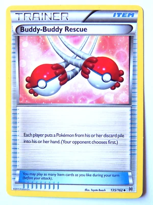 Buddy-Buddy Rescue 135/162 (NM, Pokemon Card, XY BREAKthrough, Item, Uncommon) - Image 1 of 2