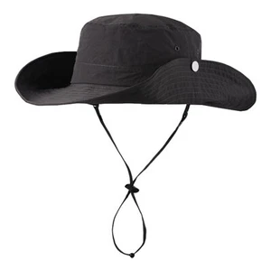 UPF50+ Sombreros de cubo para hombres mujeres, sombrero de ala ancha para sol para pesca al aire libre senderismo - Imagen 1 de 15