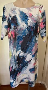 Dotti, short sleeve multicoloured dress, size 10 - Picture 1 of 3
