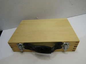 OLD SMALL WOOD-WOODEN STORAGE CRATE BOX SOLID - Picture 1 of 2