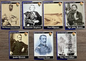 Boston Harbor Islands NPS Civil War Civil Rights 7/7 CARDS National Park Service