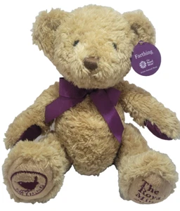 FARTHING THE ROYAL MINT TEDDY BEAR 2020 ANNUAL BEAR CUDDLY 11"PLUSH SOFT TOY+TAG - Picture 1 of 19