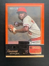 2013 Panini America's Pastime Orange #112 Joe Morgan  #'d 093/125  Reds HOF