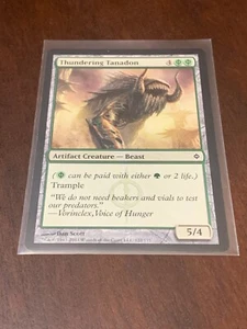 Magic the Gathering New Phyrexia Thundering Tanadon - Picture 1 of 2