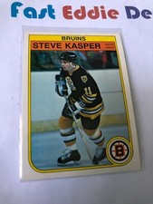 O-PEE-CHEE NHL HOCKEY 1982-83 STEVE KASPER CARD 12 BOSTON BRUINS EXCELLENT