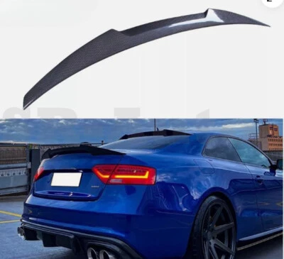 Спойлер крыло заднее крыло из настоящего углеродного волокна для 4-дверного Audi A5 2009-2016 годов выпуска - Изображение 1 из 4