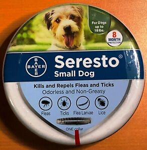 Seresto Flea and Tick Collar for Small Dog 8 Month Protection