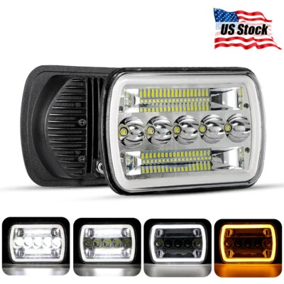For Mazda B2000 B2200 B2600 RX-7 GLC Pickup 7x6" Led Headlights Hi/Low DRL 6054 Foto 1 de 4