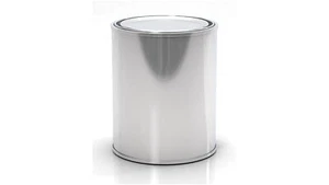 Lata vacía Mipa blanca 1l con tapa (1 ud.) - Imagen 1 de 1