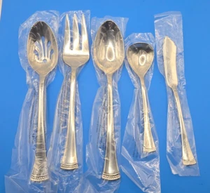 Lenox PORTOLA Stainless Hostess Set 5 Pieces NEW - Picture 1 of 2