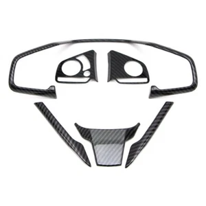 Steering Wheel Cover Trim for Honda Civic 2016 2017 2018 2019 Carbon Fiber Style - Picture 1 of 10