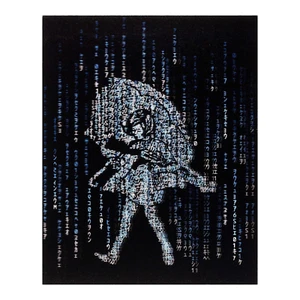 Slinger x Pyroscopic "Matrix Assault Girl (blau)" Lenticular Print - Bild 1 von 1