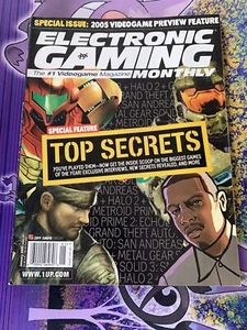 Electronic Gaming Monthly EGM Magazine 187 January 2005 Halo Metal Gear Solid - Picture 1 of 4