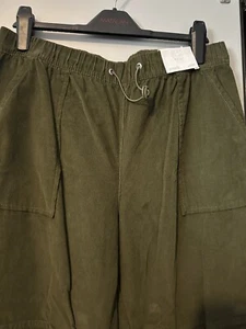 Matalan khaki parachute cargo pants size 14 Eur 42  - Picture 1 of 10